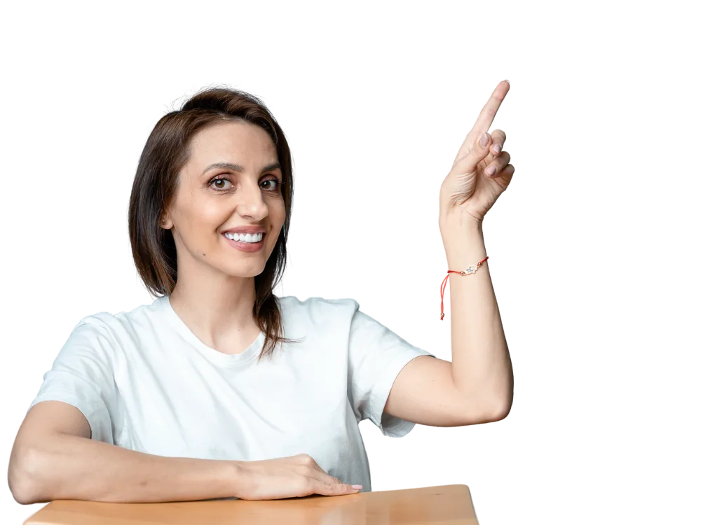 Mădălina Mărcuș, cu degetul ridicat